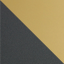 Black-Gold Colored