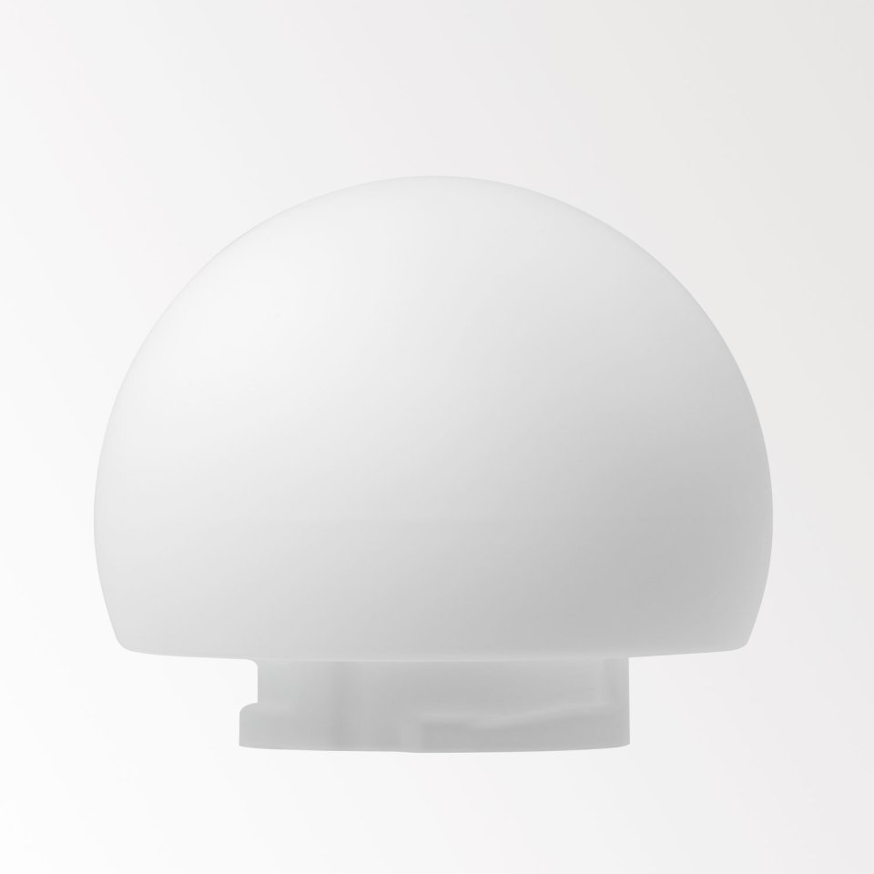 BOWL GLASS OPAL WHITE
