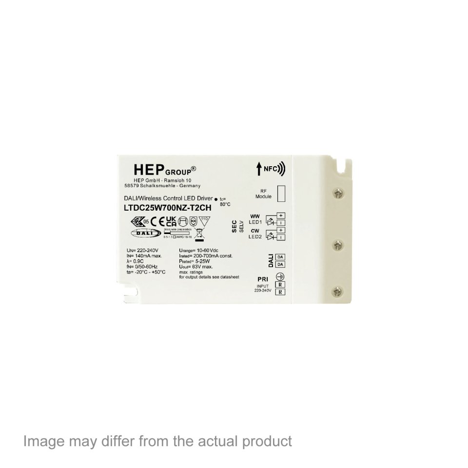LED POWER SUPPLY 500mA-DC 2CH TW DIM5
