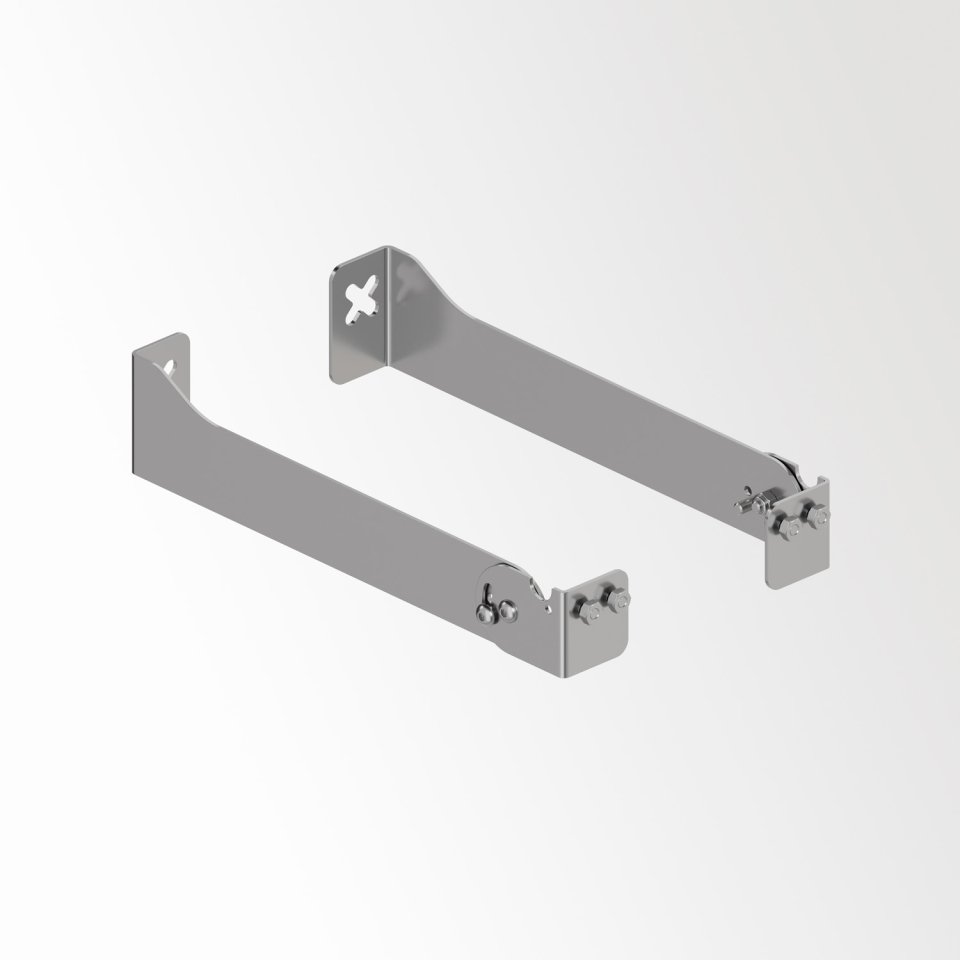 WALL BRACKET SET 200 INOX